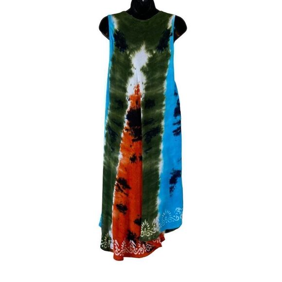 NF Tie-dyed MIDI Sun Dress - Picture 3 of 10